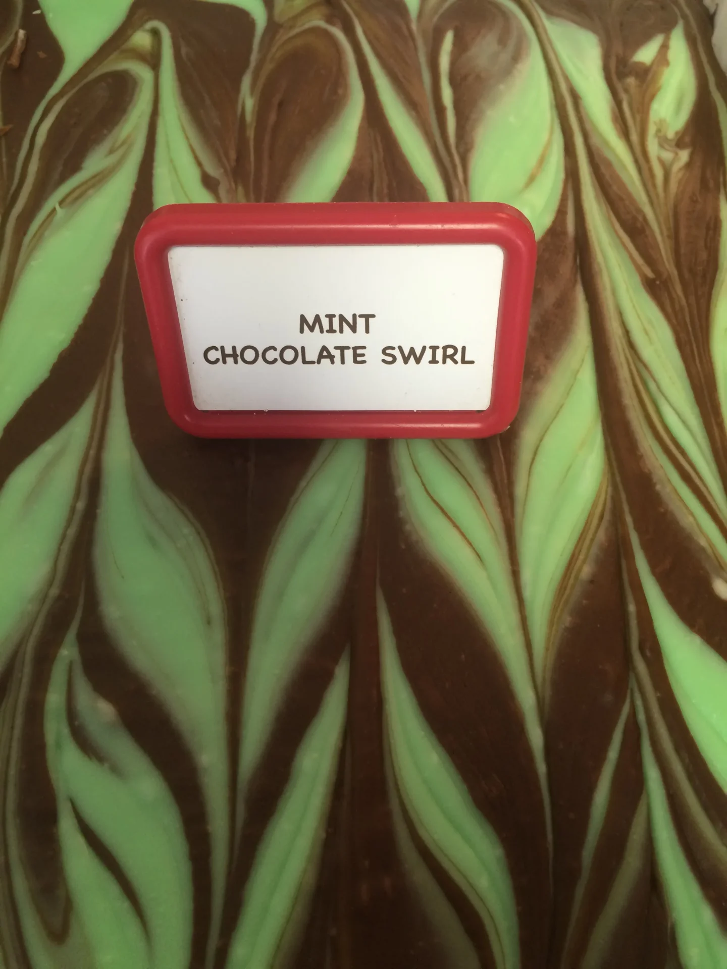Mint Chocolate Swirl Fudge