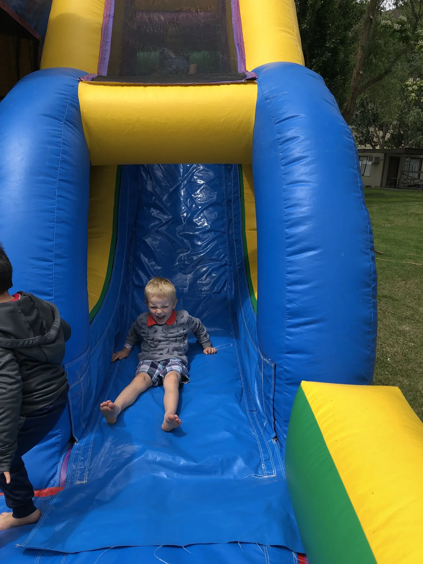 Kids having a blast
