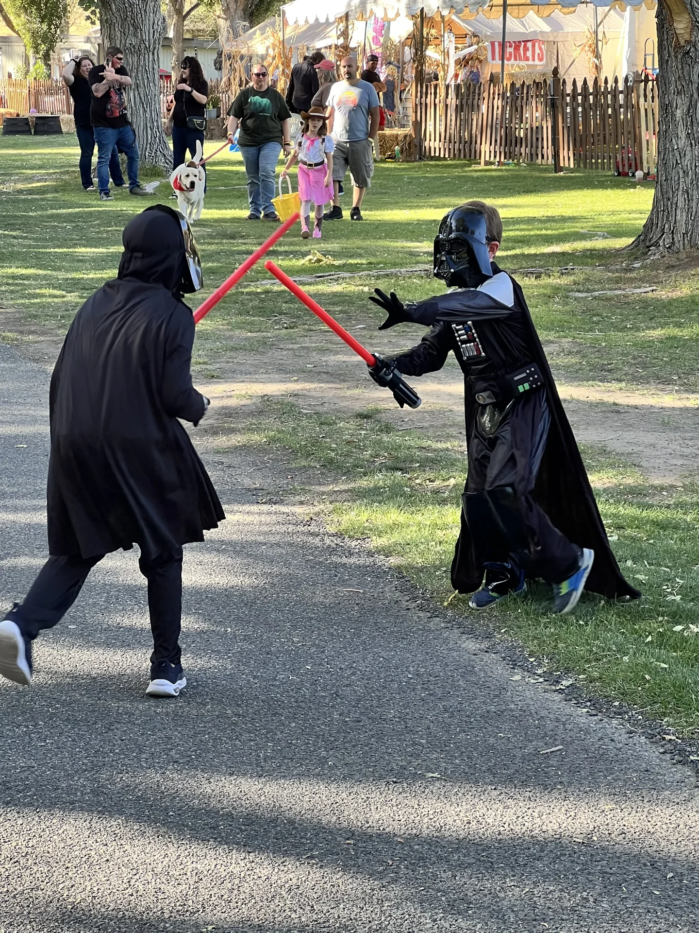 Darth Vader meets... Darth Vader