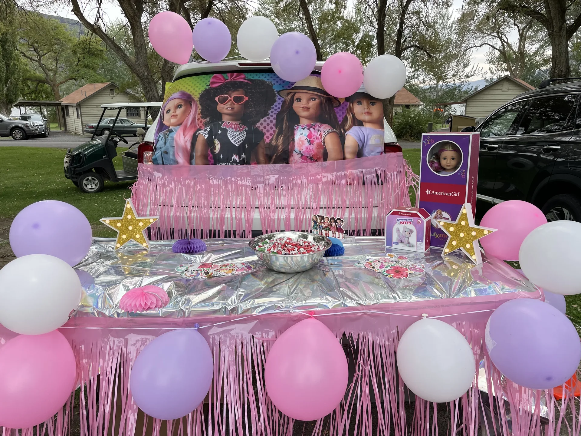 Trunk or Treat American Girl Doll car