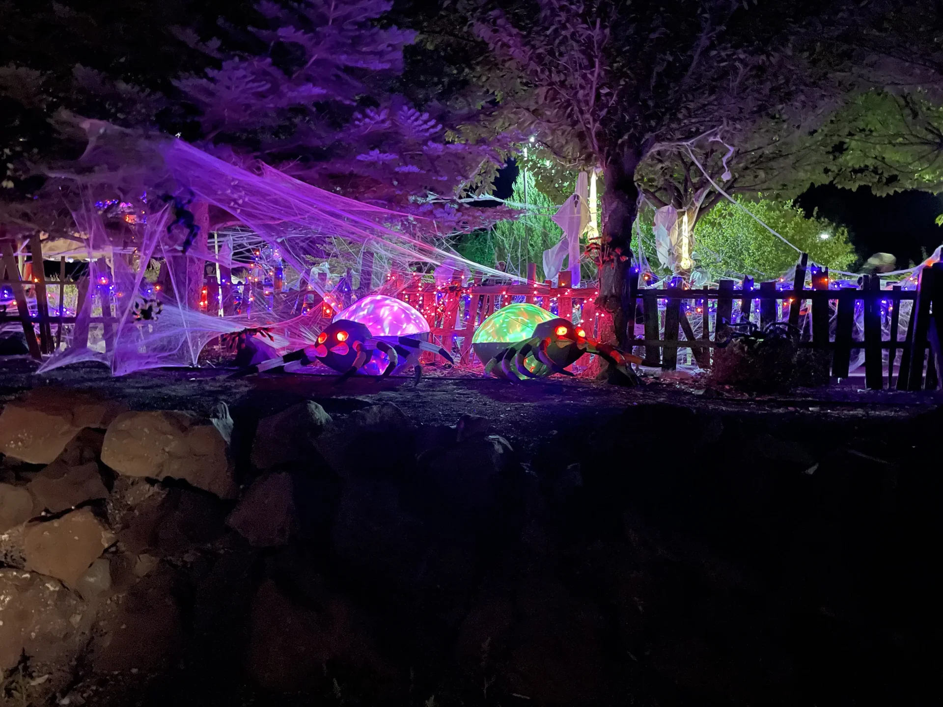 Spooky mini golf under the lights