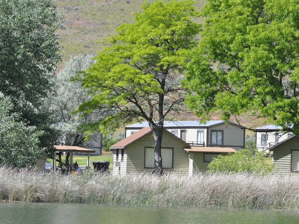 Lakeside cabins