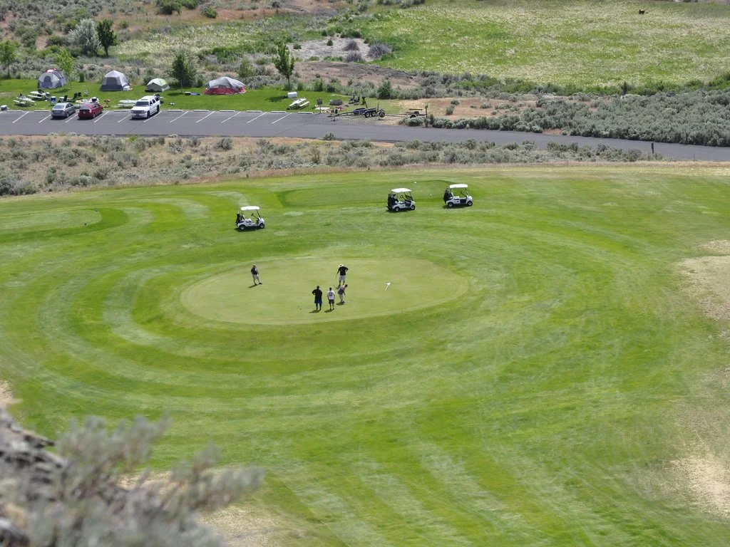 Green on hole 4