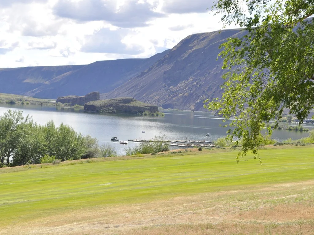 Park lake from hole 7