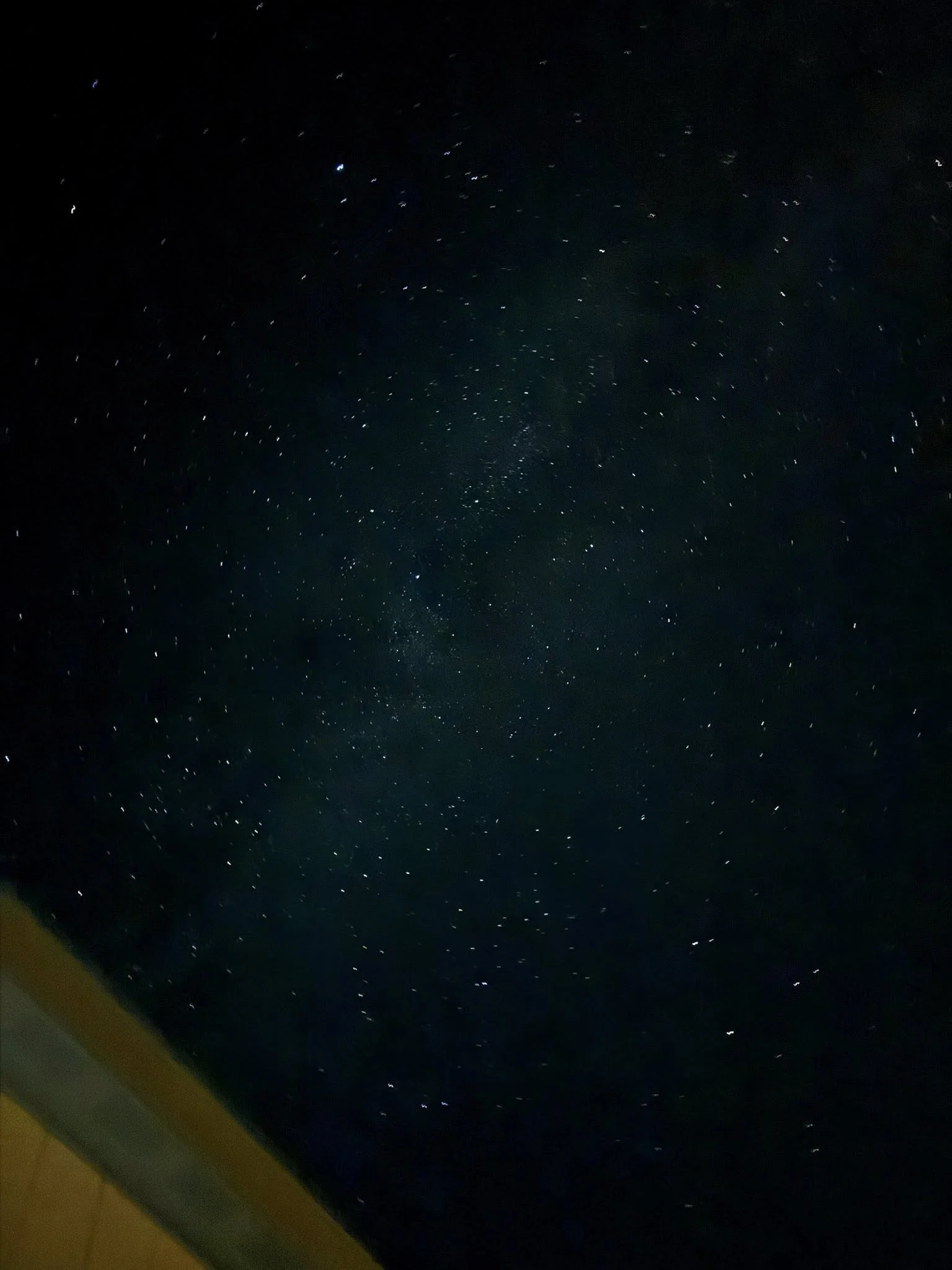Cabin under the Milky Way