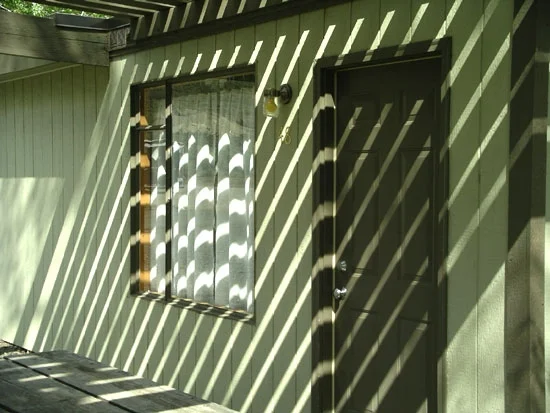 Poolside covered porch