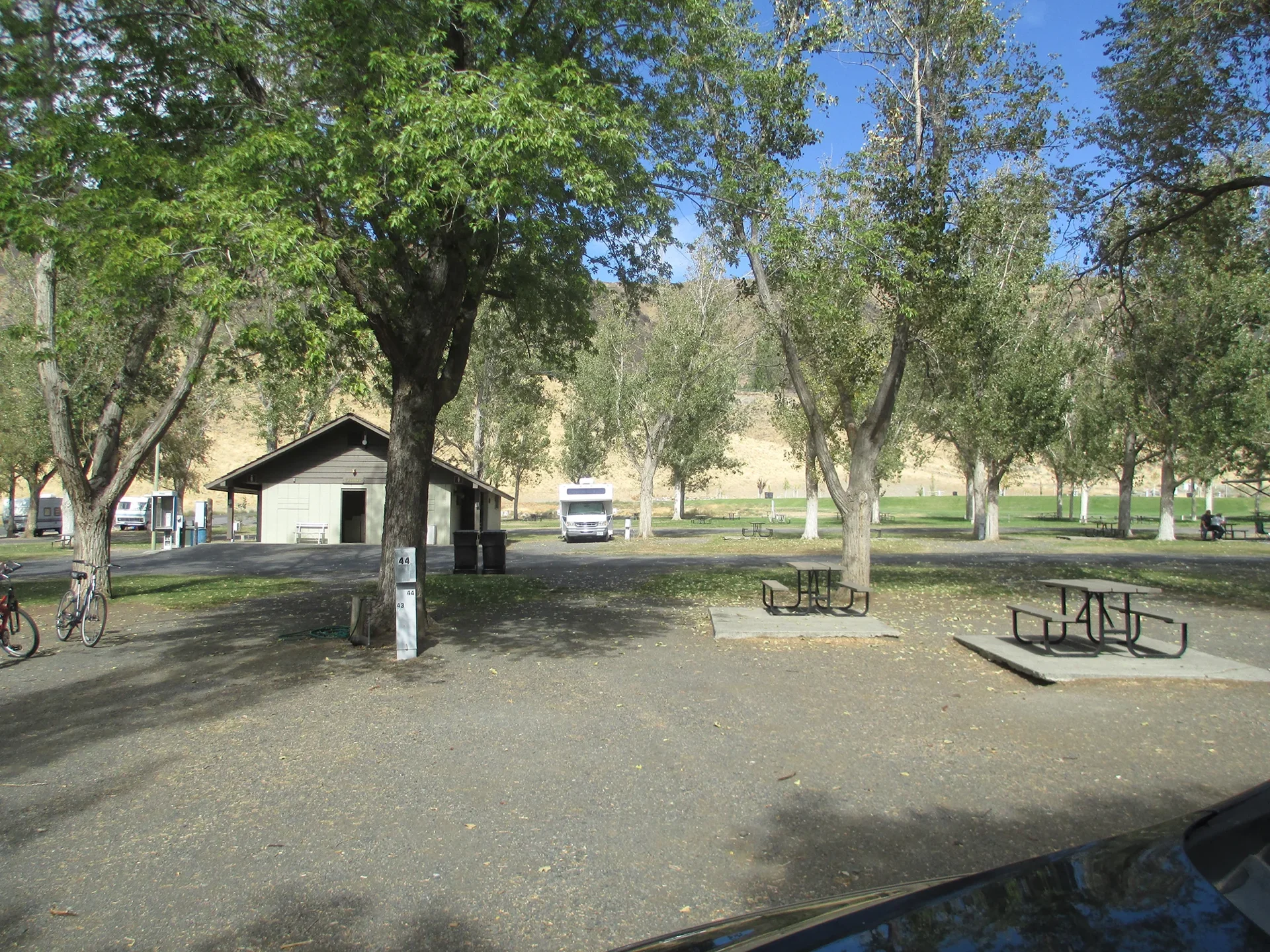 Premium RV sites are longer and wider